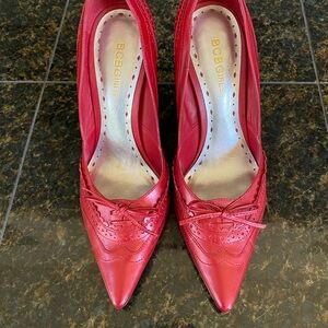 BCBGirls Stilleto Pump in Pearlescent Rose Color